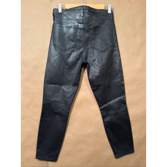 L’Agence Black Coated Margot Skinny MSRP:$265 - Picture 6 of 7